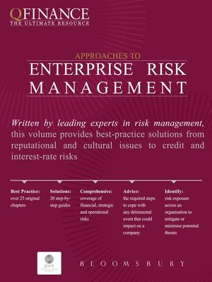 cover image of Approaches to Enterprise Risk Management